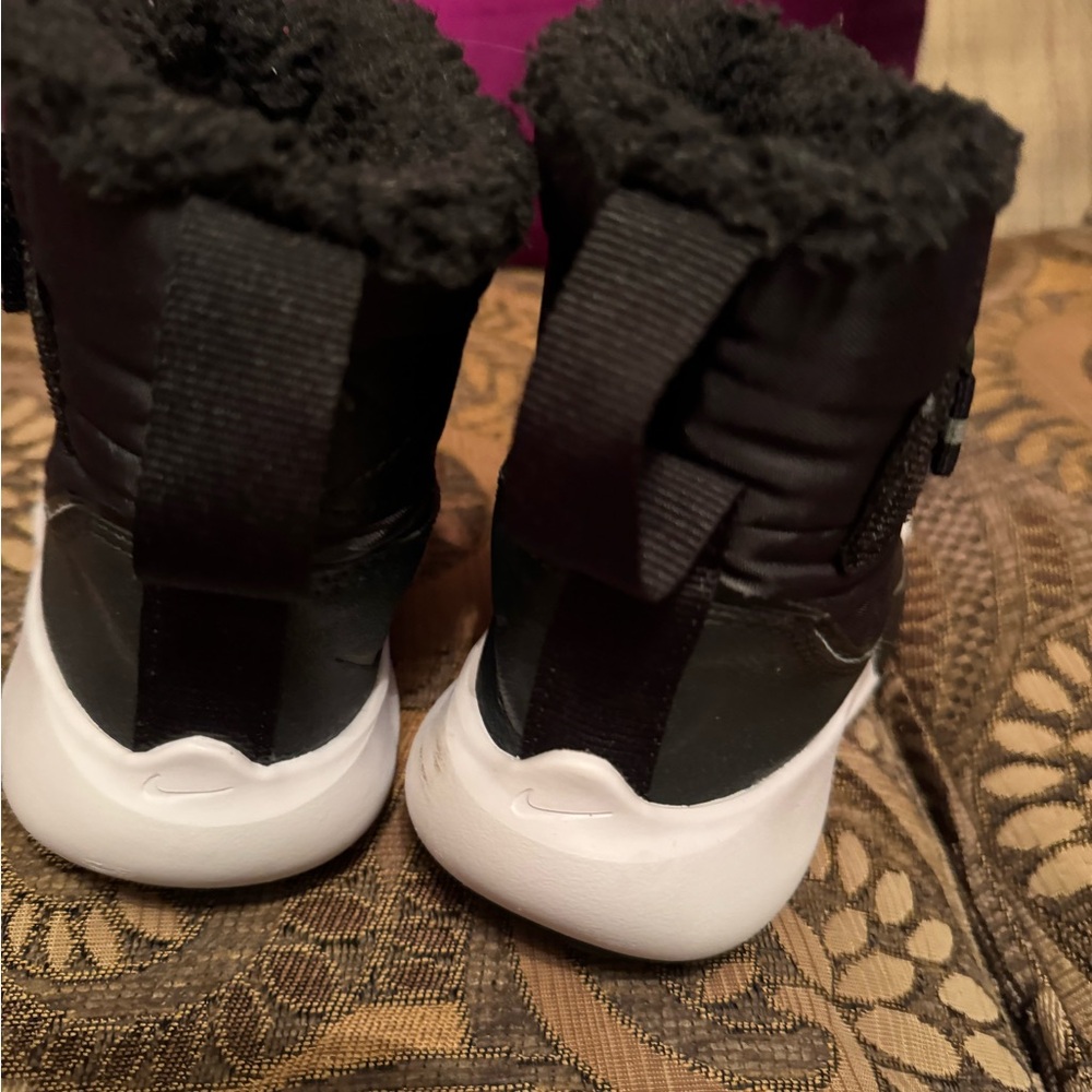 Kids Black Winter Boots